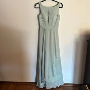 AW Bridal Light Green/Sage Green Bridesmaid Dress